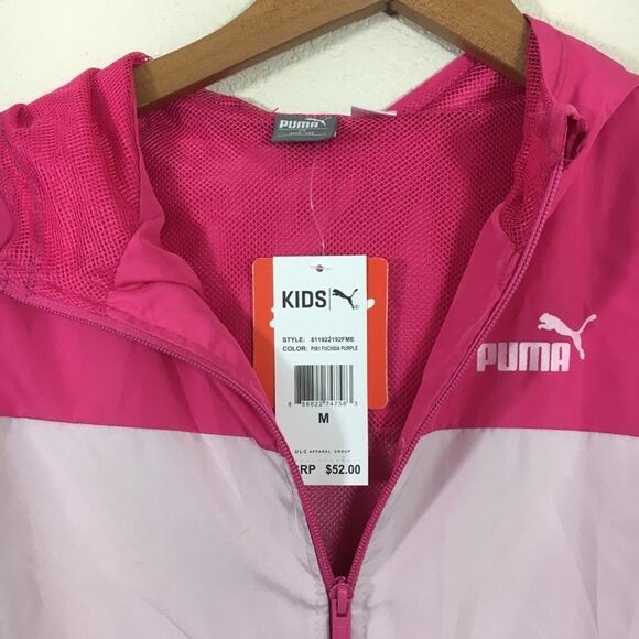 NWT Puma pink purple windbreaker jacket - Picture 3 of 4